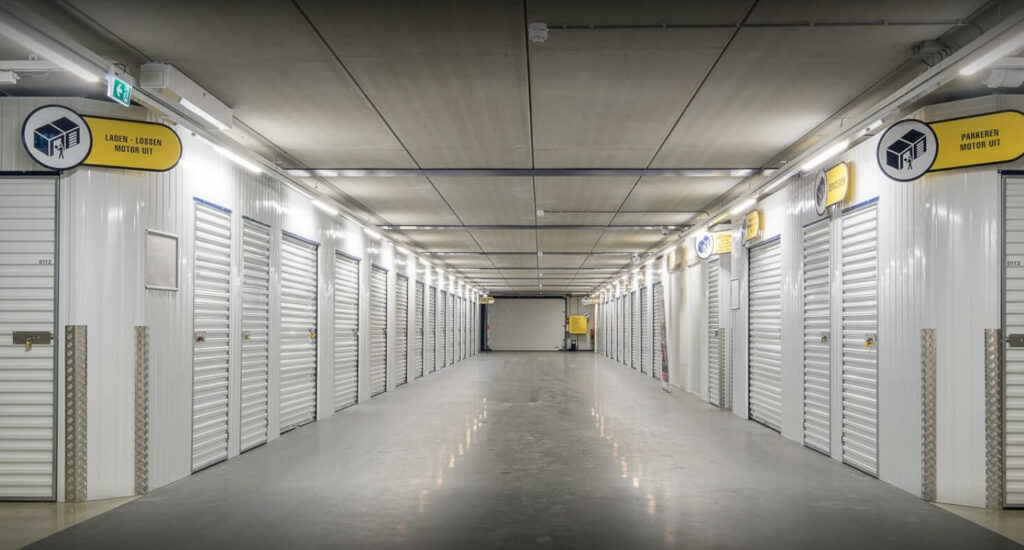 verdieping van opslagruimtes binnen allsafe vestiging