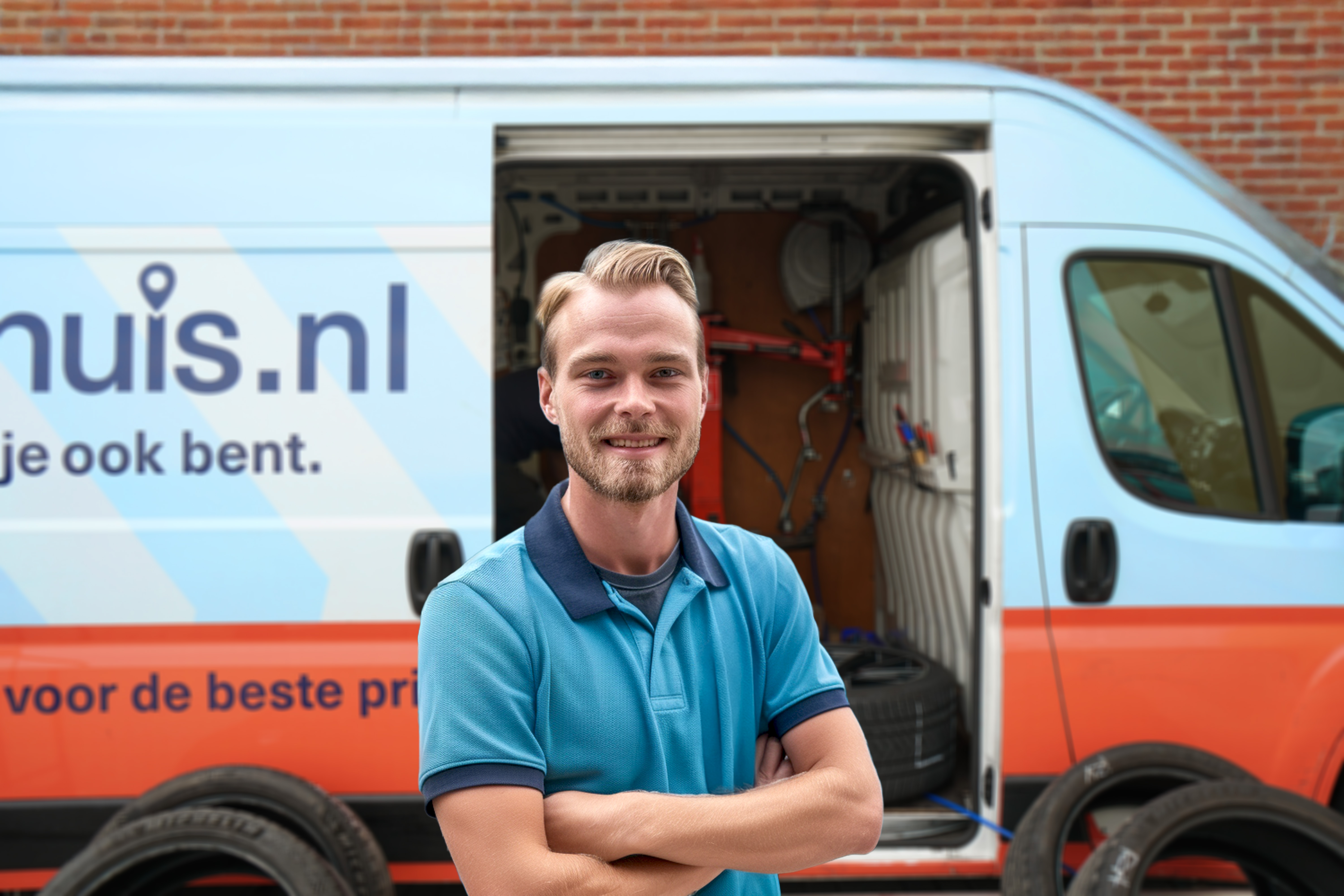 kristoff de nijs business analist vastgoed poserend voor vestiging