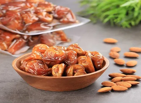 مواصفات تمر محشي لوز مغلف وكيفية الشراء بكميات كبيرة