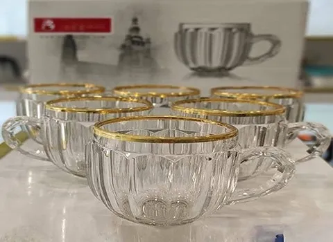 السعر والشراء اكواب زجاج للشاي بمواصفات كاملة