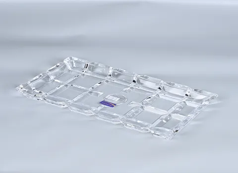 سعر الشراء بالجملة صحن كريستال مستطيل رخيص ومعقول