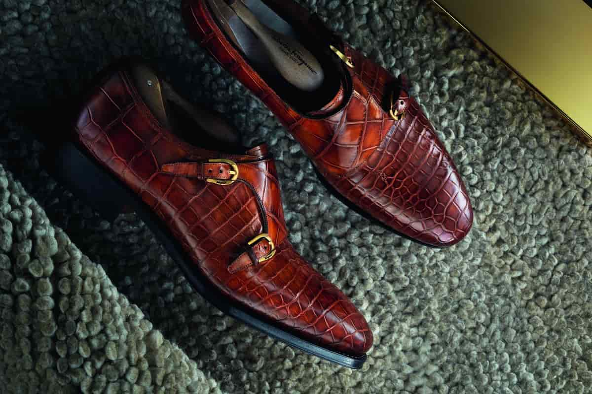 سعر حذاء جلد النعام