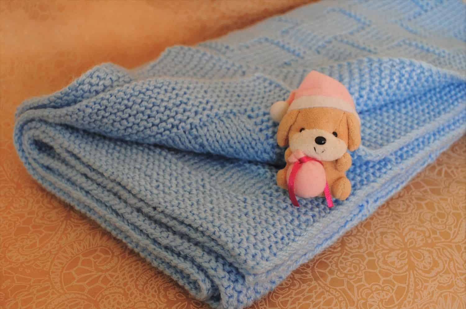 بطانية مورا اطفال؛ بوليستر مربع 90 × 90 سم Mora