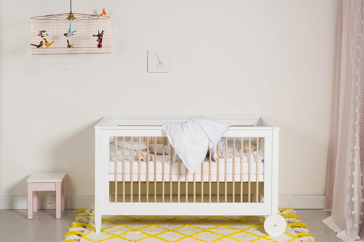 سرير اطفال خشب زان؛ مميز قوي أحجام مختلفة 85 سم