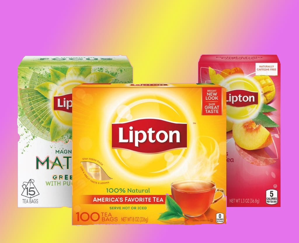 شاي ليبتون في تركيا؛ كافيين 50-100 كيس يزيل التعب لا يخمر