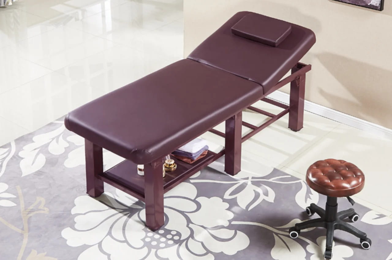 سرير العلاج الطبيعي؛ تثبيت صندوق امان عجلات الغسل بسهولة تحمل الوزن