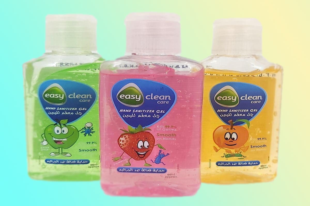 كحول ايزي كير (معقم) رائحة كريهة لون بيض تطهير الاسطح