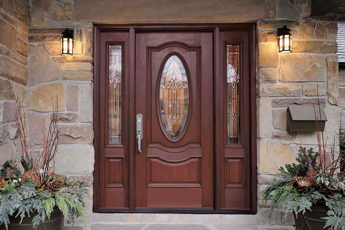 الباب الخشب العادي؛ فخمة قوية جميلة الطبيعي الصناعي PVC  MDF