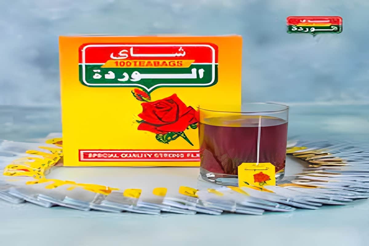 شاي الوردة فتلة؛ اسود لذيذ أوراق النبات كينيا 100 عبوة