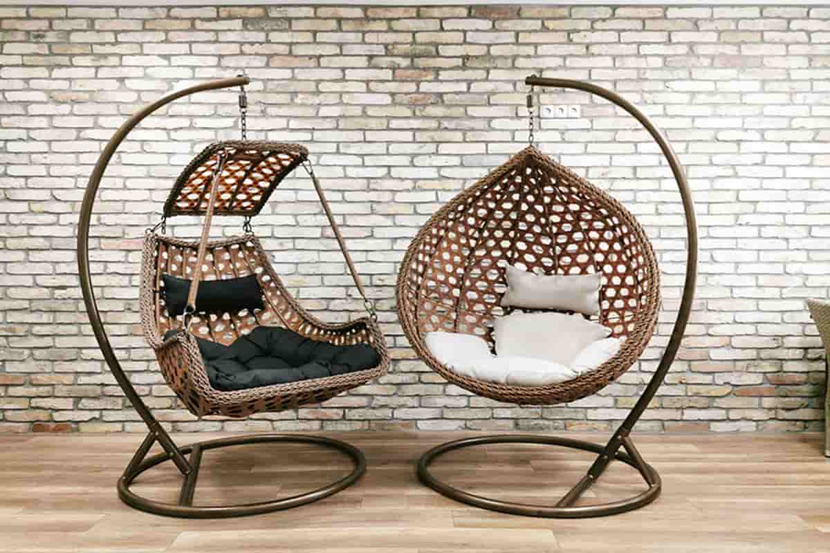 كرسي عش البلبل؛ بيضاوي دائري دمعة مريحة الفردي المزدوج