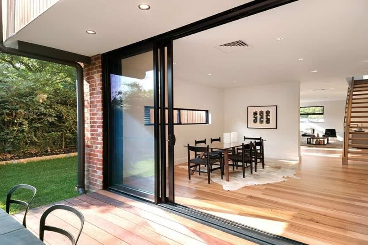 باب المنيوم قزاز؛ الابيض الفضي بيئات الرطبة سهل التنظيف