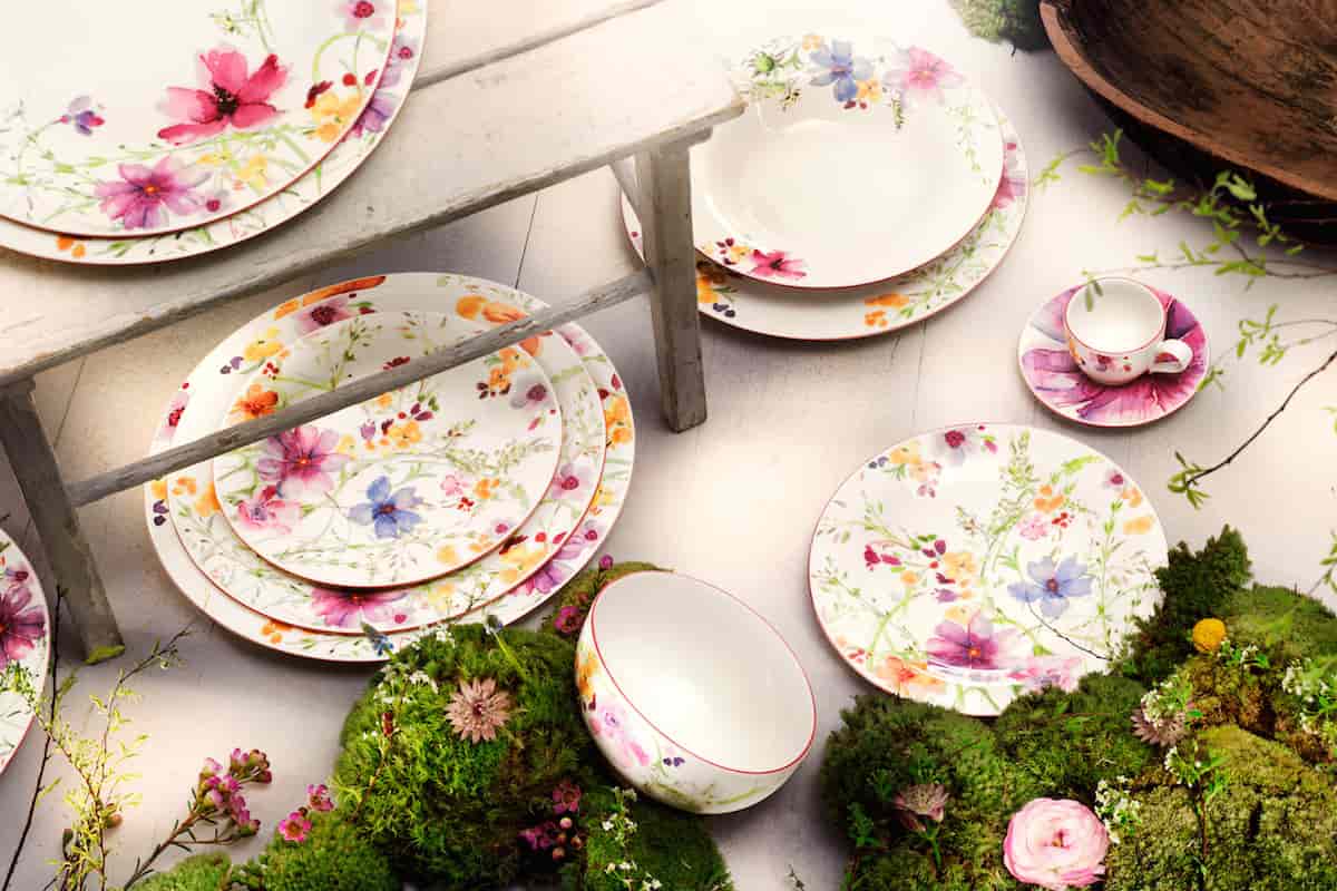 طقم ميلامين الصقر؛ الأبيض شديد المقاومة البلاستيك المضغوط