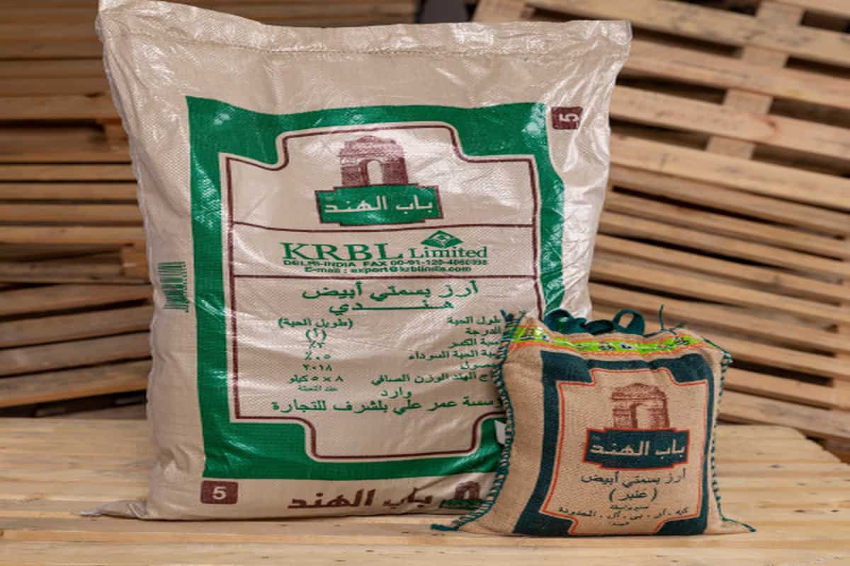 رز باب الهند؛ أبيض بني يريح الجهاز الهضمي الألياف فيتامين ب