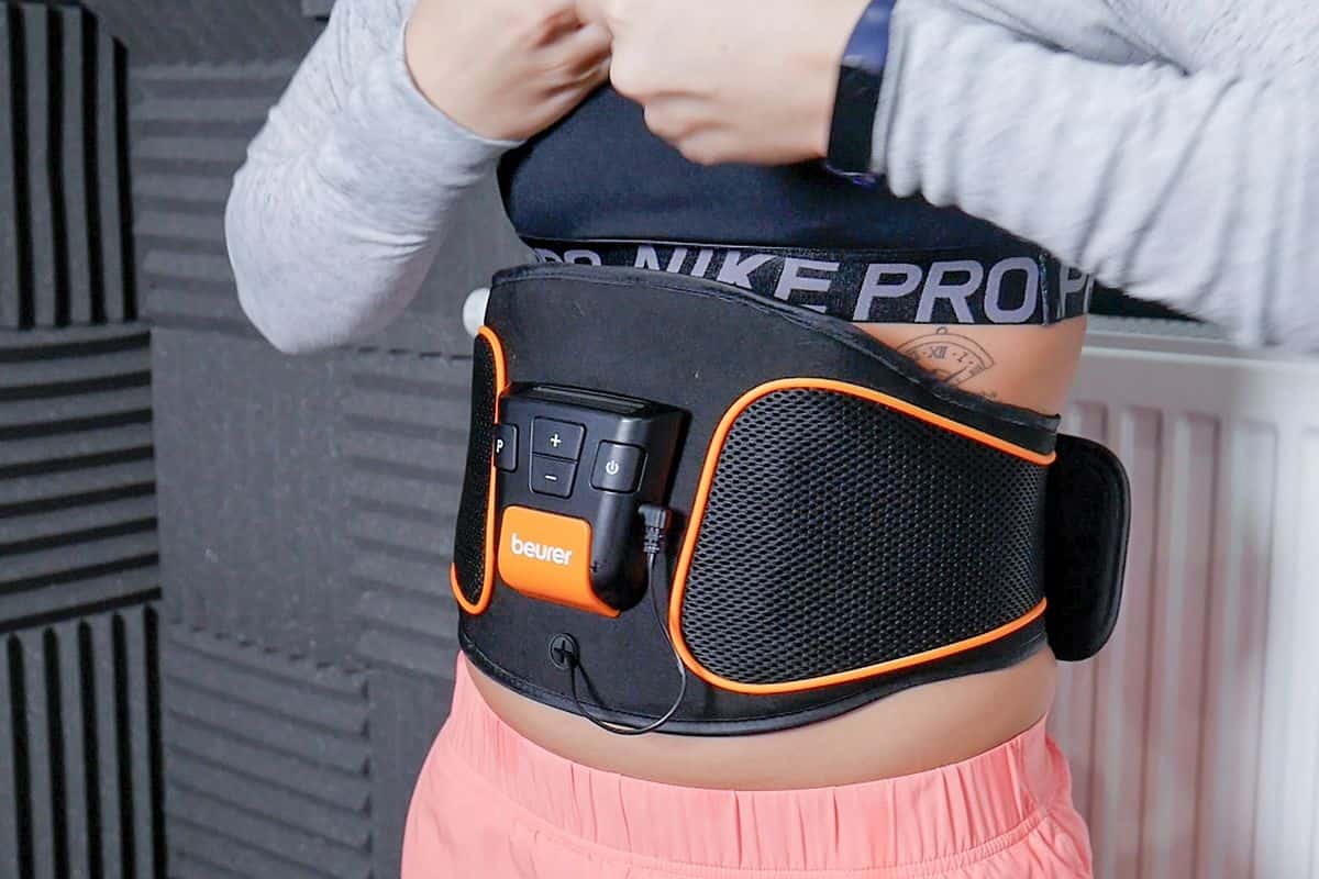 حزام البطن الكهربائي؛ تقليل حجم منطقة البطن البوليمر الصناعي الرجال النساء