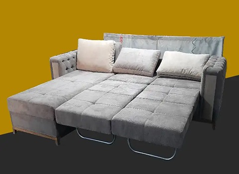 سرير كنبة؛ كهربائي نفر واحد مزدوج حرف L