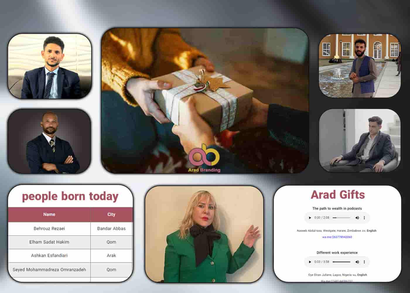 4 ملفات صوتية، 10 مجموعات تواصل اجتماعي، أحداث حلوة ومرّة، الوافدون الجدد + هدايا أراد إلى 12 دولة بقيمة 520 دولارًا