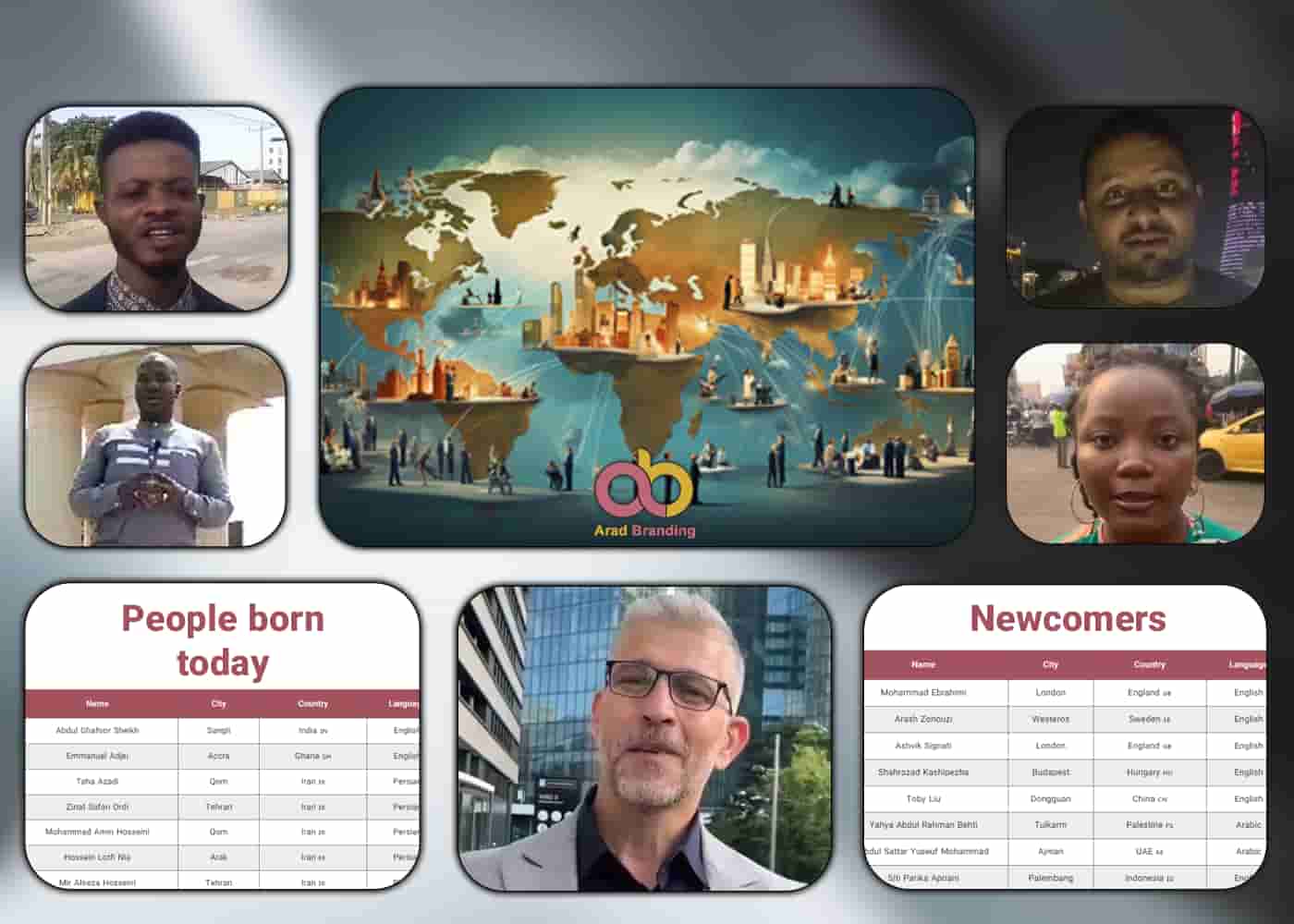 البودكاست، مقاطع الفيديو، 10 مجموعات على وسائل التواصل الاجتماعي، الأحداث المرة والحلوة، الوافدون الجدد