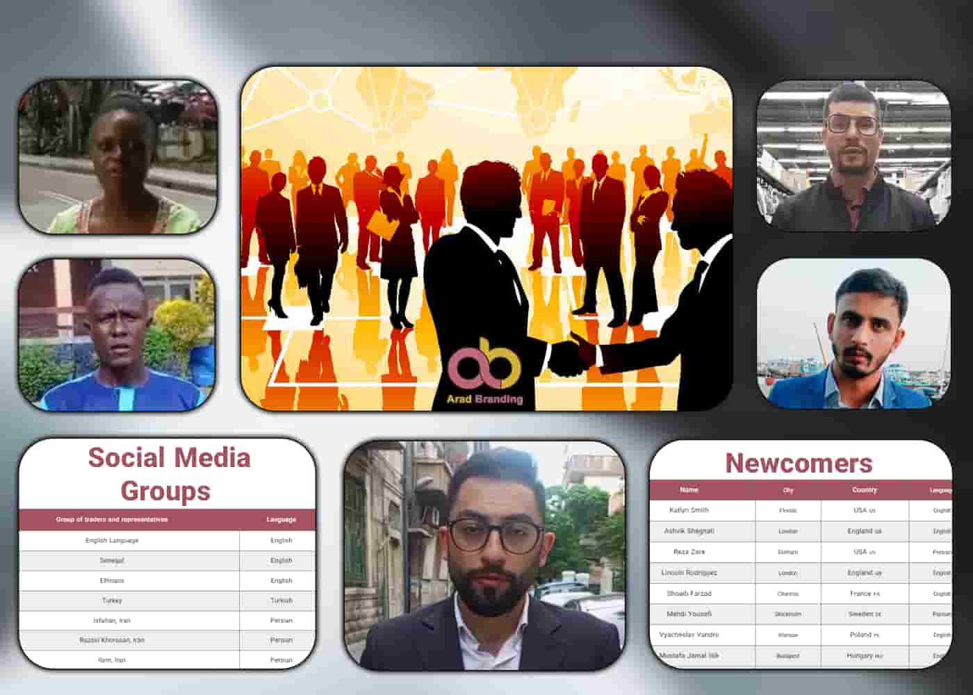 صور، فيديوهات تجارية، 10 مجموعات على مواقع التواصل الاجتماعي، أحداث حلوة ومرّة، الوافدون الجدد