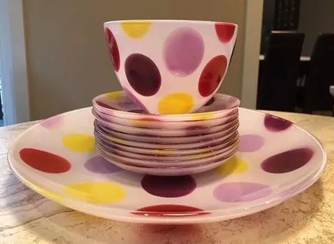 الشراء بالجملة طقم صحون زجاج بأفضل الظروف