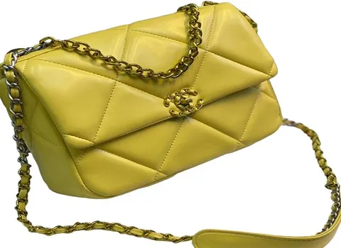 حقيبة شانيل الاصلية (شنطة) رمادية كبيرة أنيقة جميلة