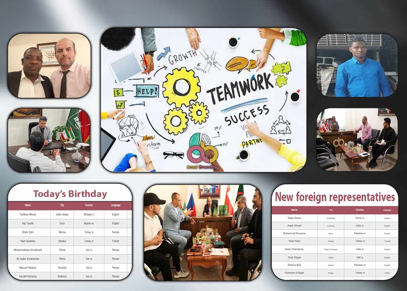 البودکاست، المعلومات التجارية والتوثيق بالصور والاتصالات التجارية