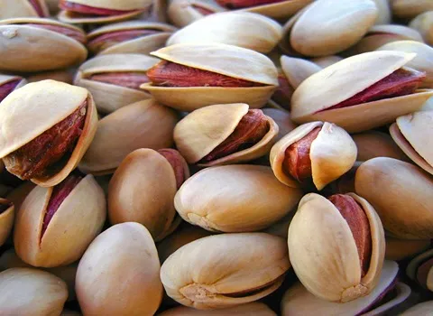 الفستق الحلبي في سوريا 2024؛ أرجواني أخضر فاتح يعزز صحة القلب Vitamin B6