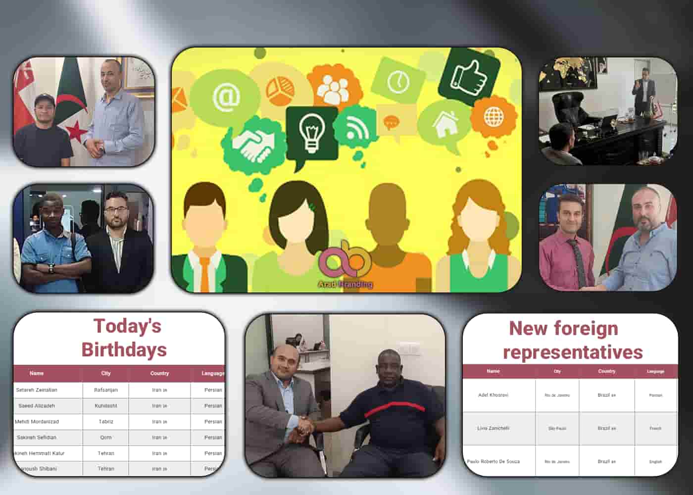 البودکاست، توثيق الصور والتواصل التجاري