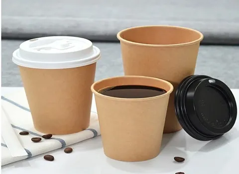 الشراء بالجملة اكواب كرتون بني بأفضل الظروف