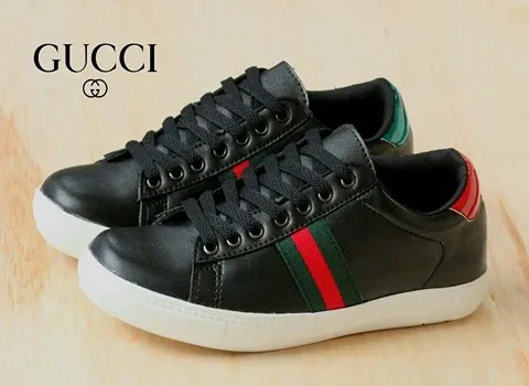 حذاء قوتشي الجديد؛ الجلد غير قابل للانزلاق النساء الرجال 41-44