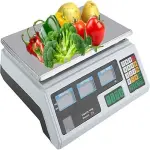 Digital fruit scale with complete explanations and familiarization