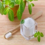 Toothpaste mint leaves with complete explanations and familiarization
