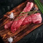 Raw Mongolian beef with complete explanations and familiarization