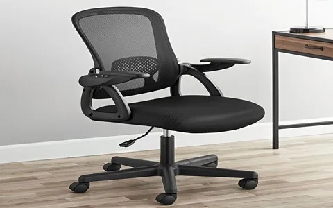 Office Chair in Sri Lanka; Adjustable Ergonomic Soft Seat 2 Materials Plastic Metal