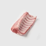 Lamb rack raw with complete explanations and familiarization