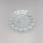crystal dessert plates with complete explanations and familiarization