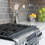 Gray kitchen backsplash subway tile | Reasonable Price, Great Purchase
