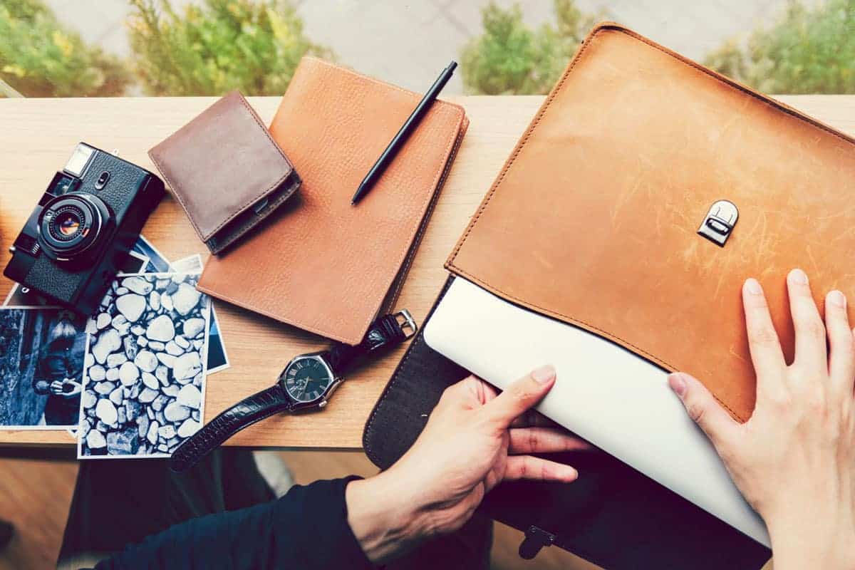 Leather Laptop Bag Price