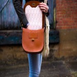 Brushed Leather Shoulder Bag Price