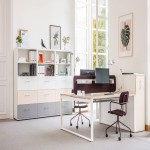Bench Desk;  Durable Different Sizes 3 Materials Wood Metal Glass