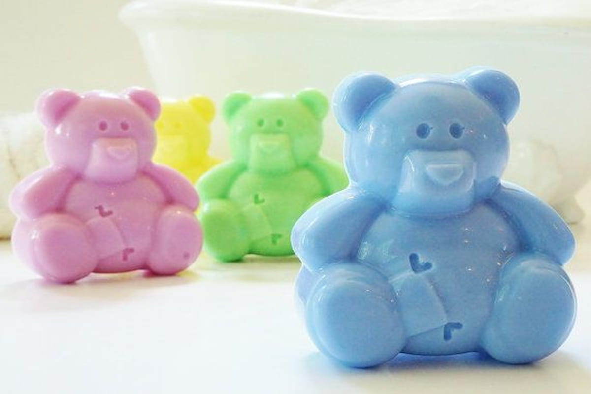 Teddy Bear Soap in India; Baby's Moisturizing Protective Hand Face Skin