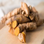 Wet Turmeric in Sri Lanka; Dark Yellow Color Vitamins C B6 Minerals