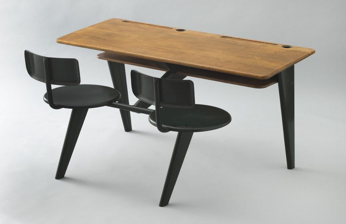 School Desk in India; School Setting Smaller than Standard 2 Material Wood Metal