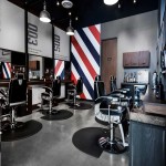 Barber Chair in Nigeria; Adjustable Comfortable 3 Materials Metal Leather Fabric