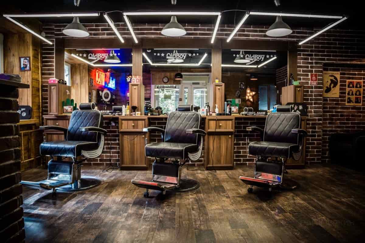 Barber Chair in Pakistan; Adjustable Rest Foot Comfortable Durable Leather Fabric Seat