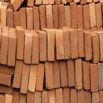 Terracotta Bricks (Baked Clay) High Temperature Firing 2 colors Reddish Brown