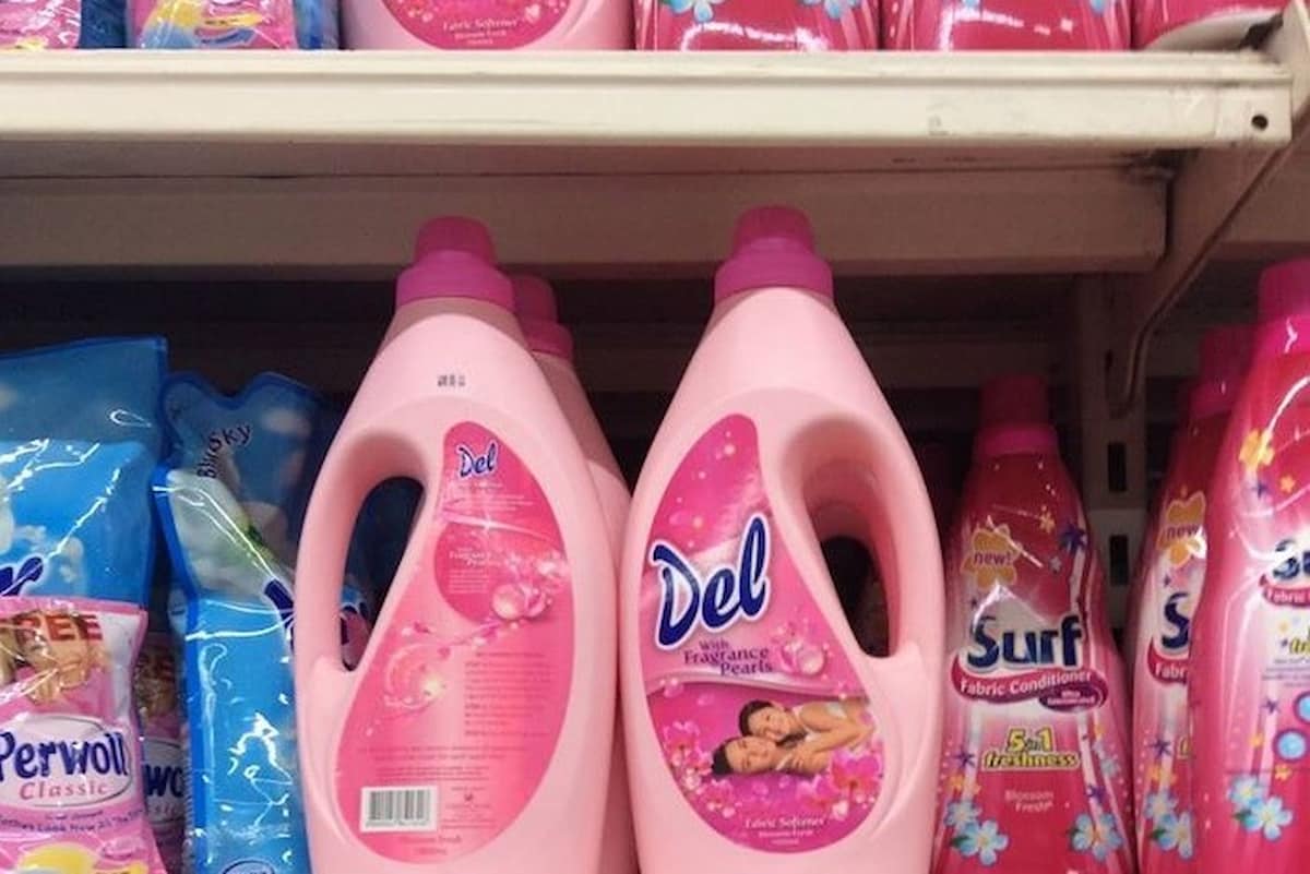 Del Fabric Conditioner; Liquid Form Remove Unpleasant Odor Protect Clothing