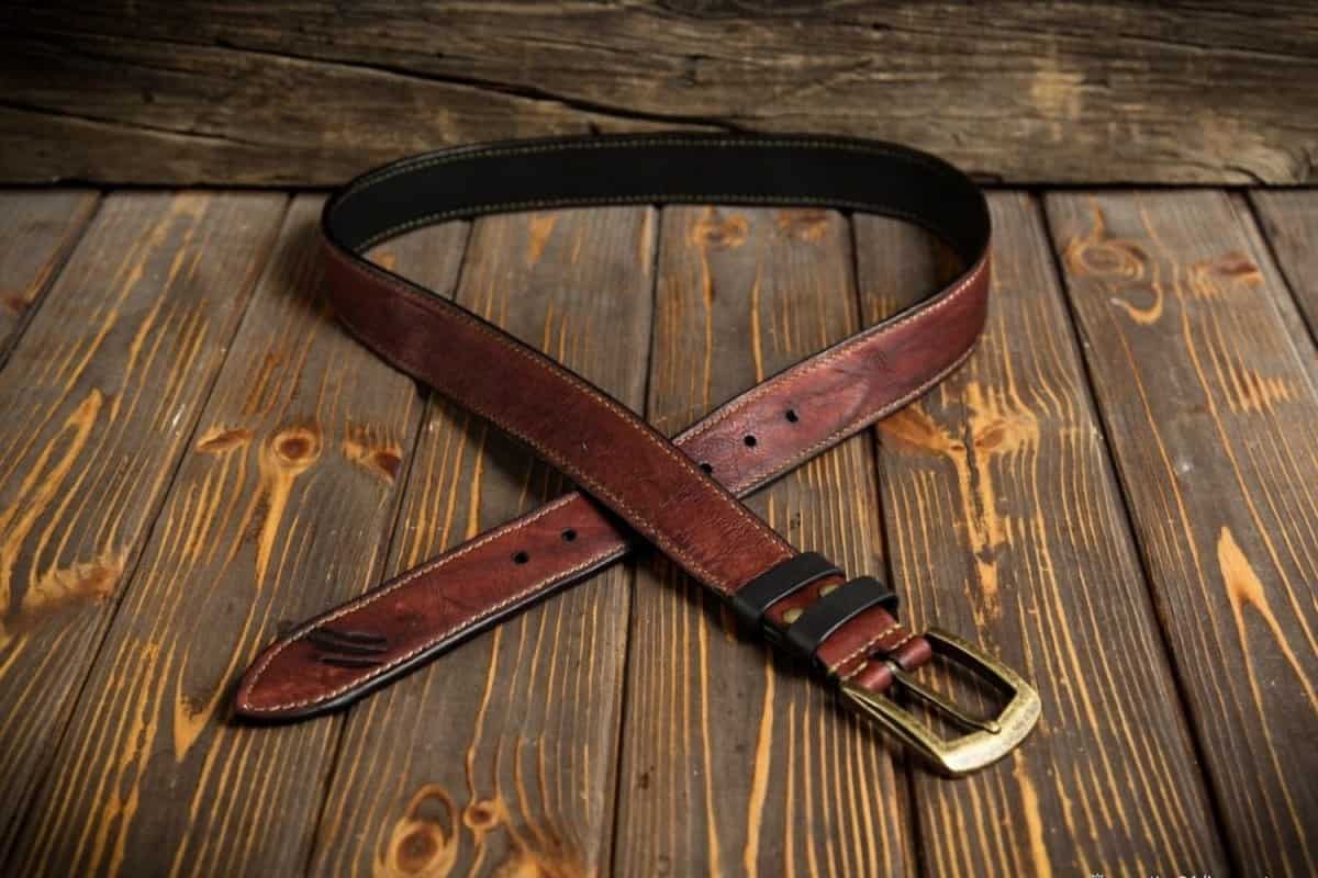 Synthetic Leather Belt in India; PU Full Top Grain Material (Men Women)
