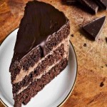 Opera Cake in Sri Lanka (Dessert) Almond Sponge Layered Chocolate Glaze