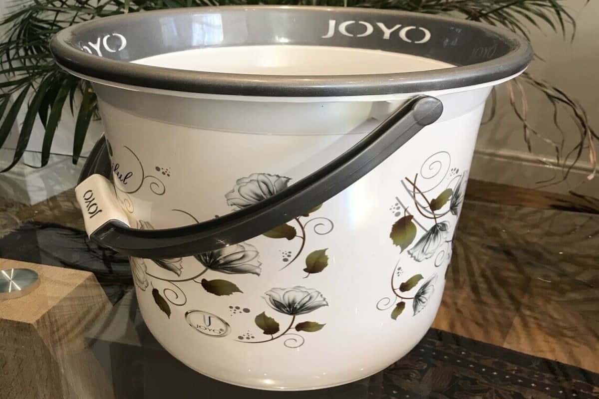 Joyo Plastic Bucket; Circular Oval Square 4 Colors Blue Orange Gray Pink