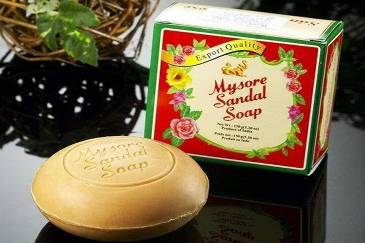 Mysore Sandal Soap in Tamilnadu (Santalum)  Antibacterial Anti Inflammatory Reduce Acne Growth